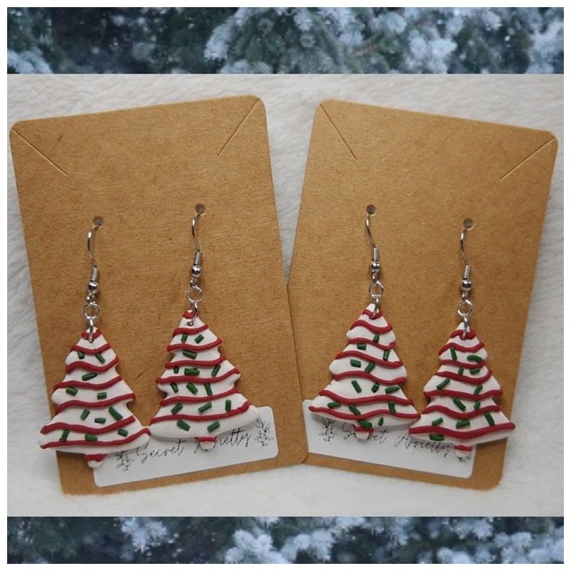 Christmas Tree Snack Cake Dangle