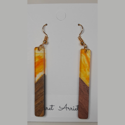 Wood and Resin Dangle