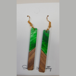 Wood and Resin Dangle